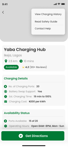 KilowattNaira App Details Screen